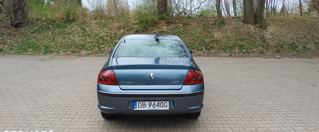 Peugeot 407 cena 12000 przebieg: 261514, rok produkcji 2007 z Wałbrzych małe 106